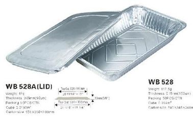 Rotolo del foglio di alluminio della famiglia per spessori dei contenitori di alimento 0,02 - 0,2 millimetri