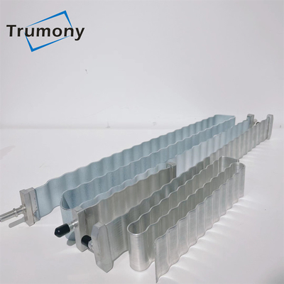 Fabbrica customizzato tubo di raffreddamento in alluminio serpentina per la dissipazione del calore della batteria cilindrica