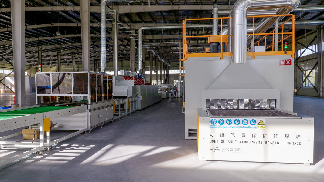 Trumony Aluminum Limited linea di produzione del fabbricante