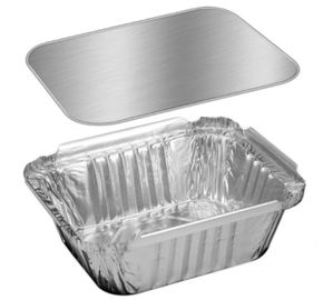 Contenitori di alluminio dell'hotel/di alluminio d'argento per l'imballaggio asportabile dell'alimento