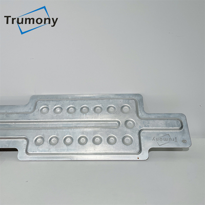 Placca di raffreddamento liquido in argento alluminio ad alta robustezza con buona tenuta all'aria per EV BESS