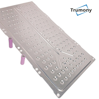Dissipatore di calore della piastra di raffreddamento dell'acqua di Ion Battery Cooling System Aluminum del litio