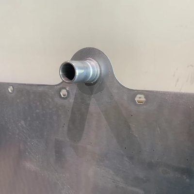 Piastra di raffreddamento a brasatura stampata in alluminio per il raffreddamento in fondo delle batterie prismatiche EV