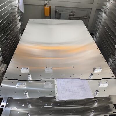 Qualità Piastra di raffreddamento liquido della batteria EV personalizzata Stampaggio progressivo CAB Vasca di raffreddamento in alluminio con isolamento in schiuma PU Fabbrica