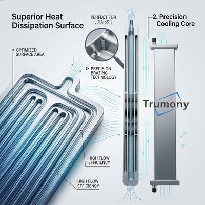 Qualità Gestione Termica con Piastra di Raffreddamento a Liquido in Alluminio per Sistemi di Accumulo di Batterie EV Fabbrica