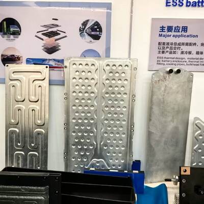 Qualità Piastra di raffreddamento a liquido in alluminio 3003 saldata stampata per la gestione termica del pacco batterie EV Fabbrica