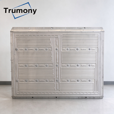 Qualità Aluminum Battery Tray Bottom Enclosure 1150x680x145mm Welded 80S Commercial Van Pack Fabbrica
