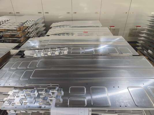 Qualità Piastra fredda in alluminio brasato sottovuoto industriale per moduli IGBT di elettronica di potenza 300x200mm Fabbrica